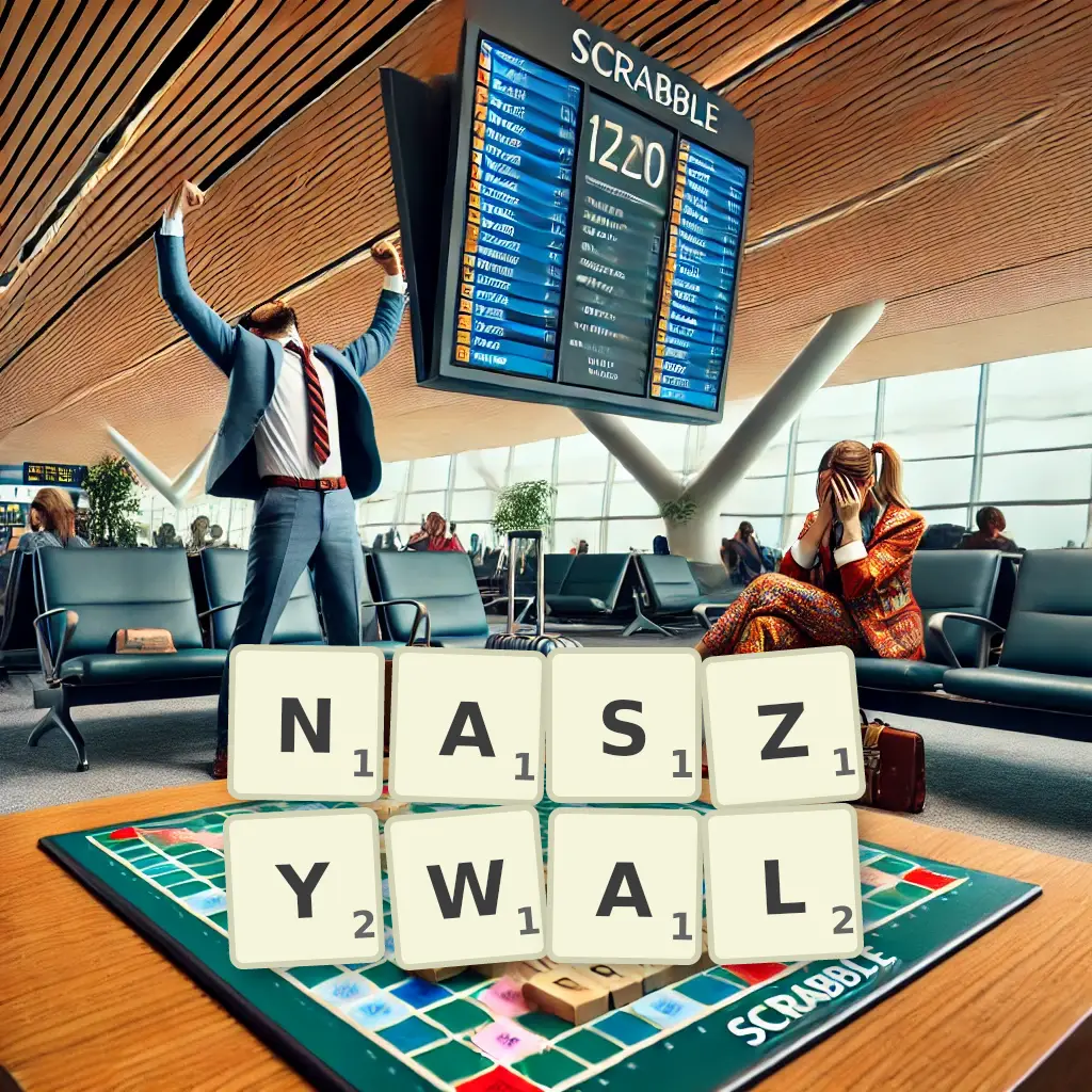 Słowa z liter NASZYWAŁ