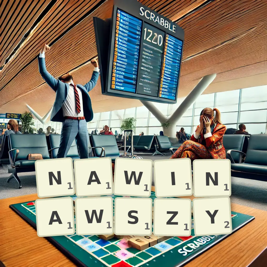 Słowa z liter NAWINĄWSZY