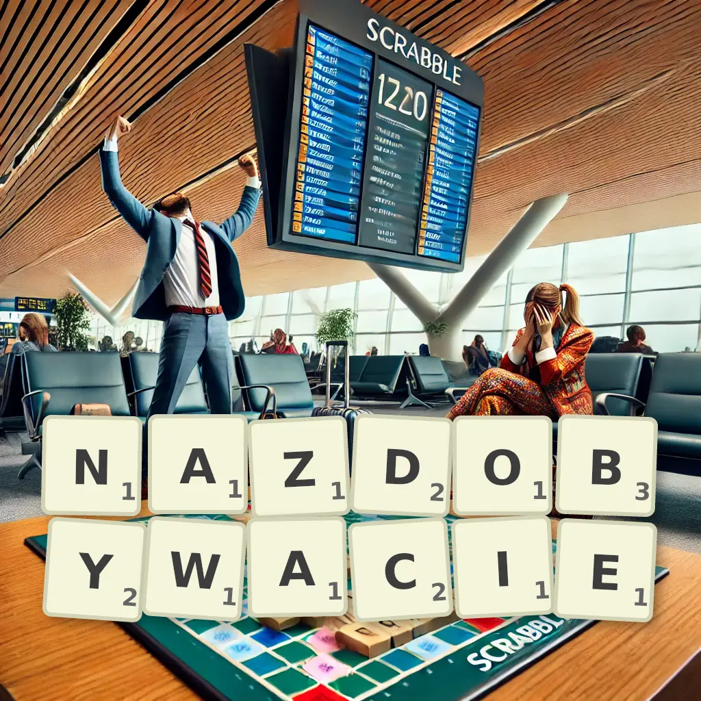 Słowa z liter NAZDOBYWACIE