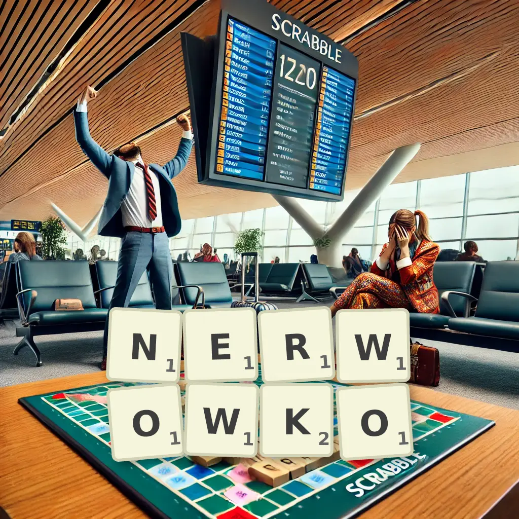 Słowa z liter NERWÓWKO