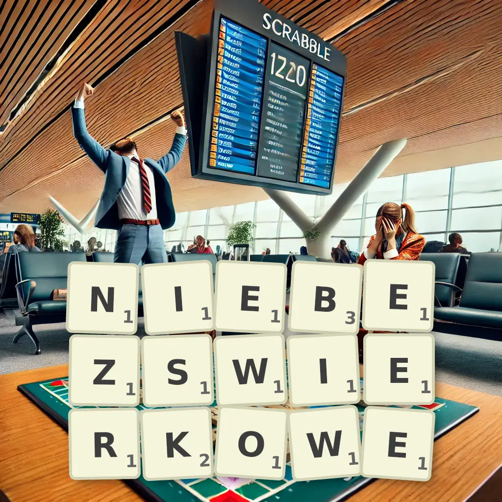 Słowa z liter NIEBEZŚWIERKOWE