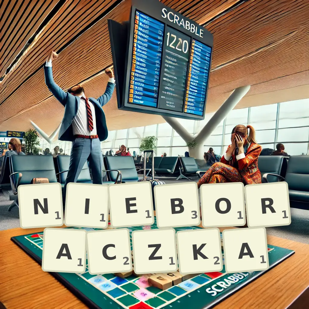 Słowa z liter NIEBORACZKĄ