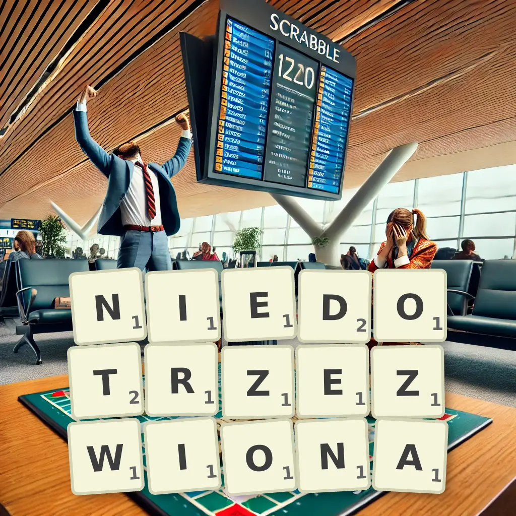 Słowa z liter NIEDOTRZEŹWIONA