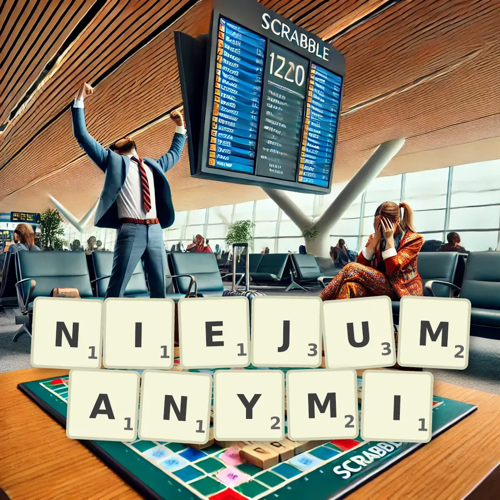 Słowa z liter NIEJUMANYMI