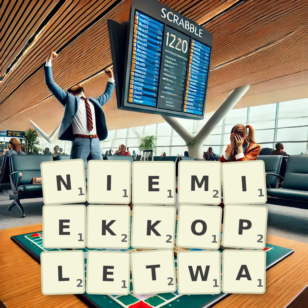 Słowa z liter NIEMIĘKKOPŁETWĄ