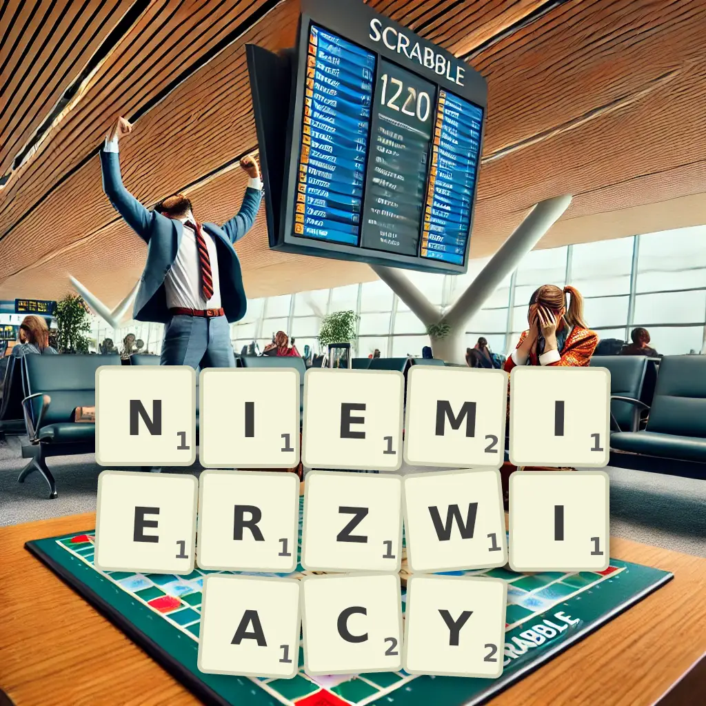 Słowa z liter NIEMIERZWIĄCY