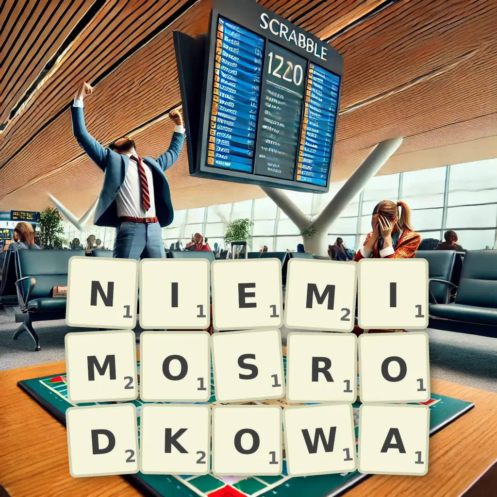 Słowa z liter NIEMIMOŚRODKOWĄ