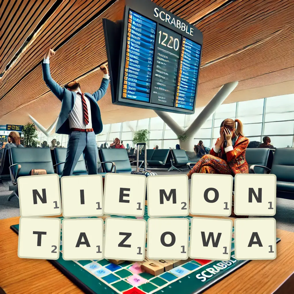Słowa z liter NIEMONTAŻOWĄ