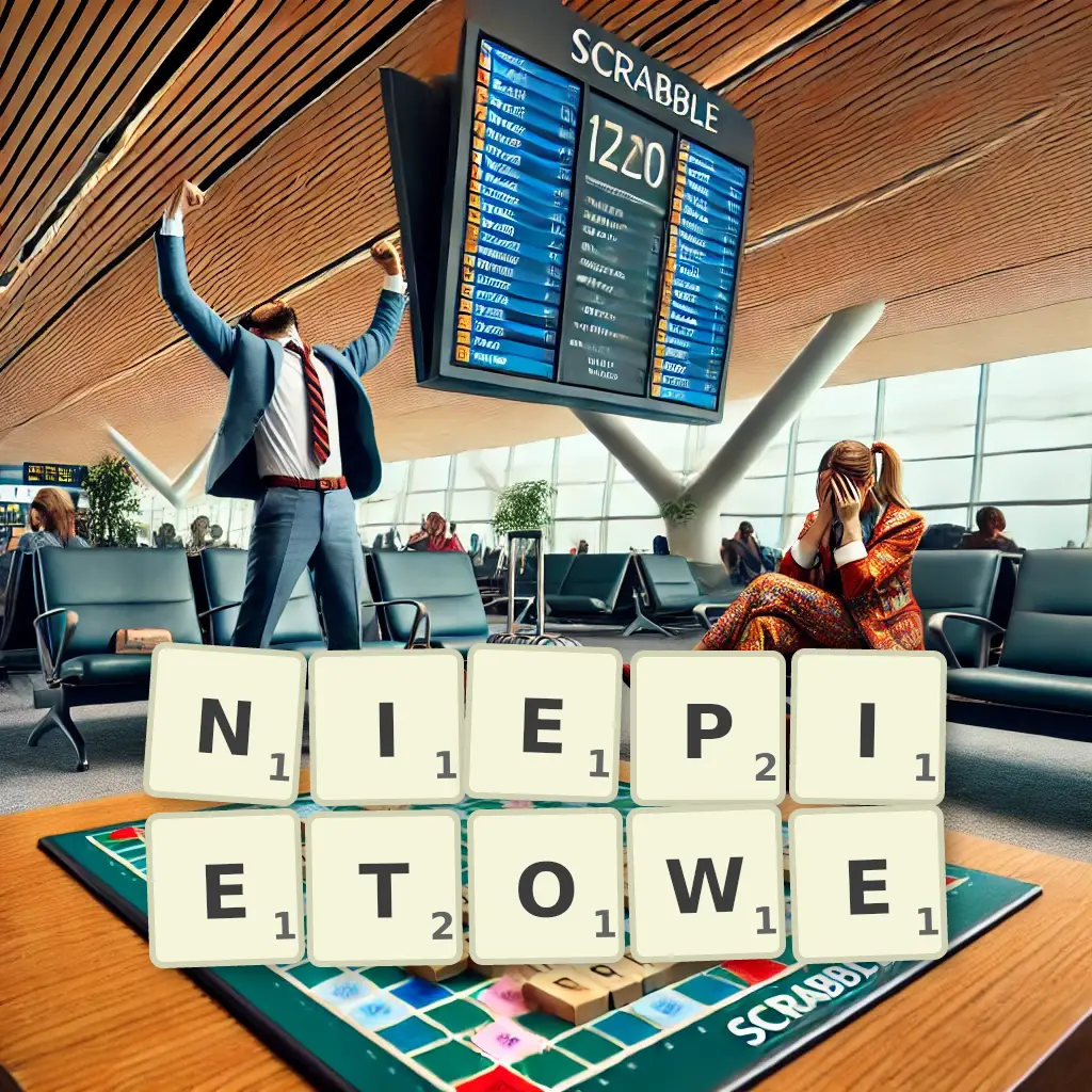 Słowa z liter NIEPIĘTOWE
