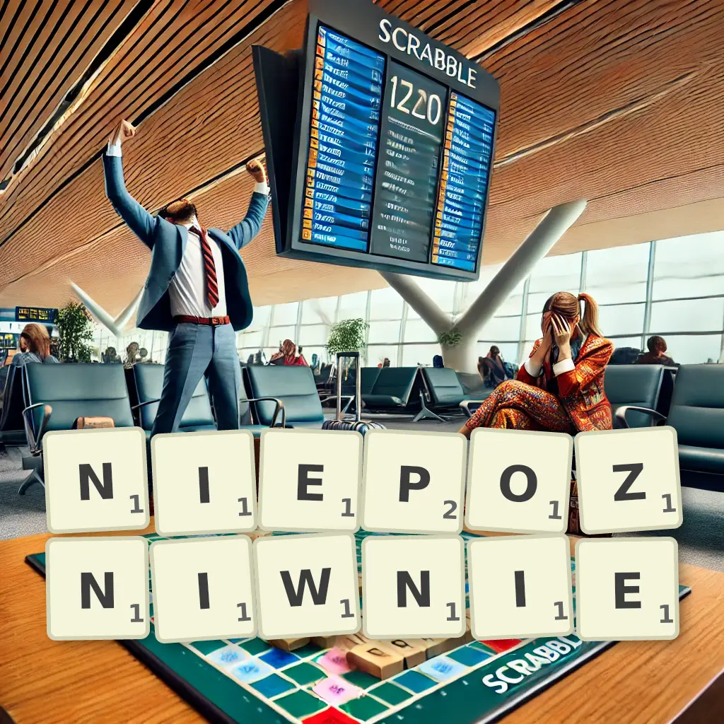 Słowa z liter NIEPOŻNIWNIE