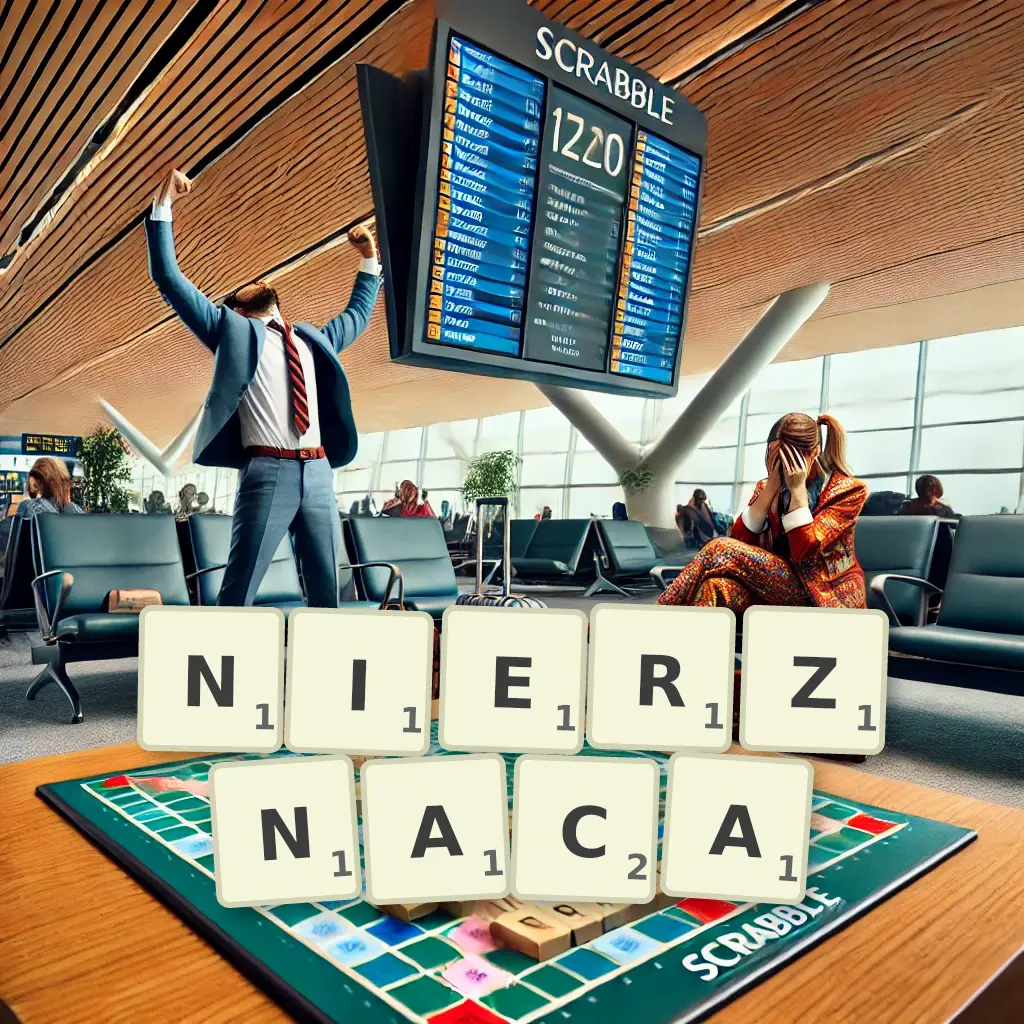 Słowa z liter NIERZNĄCĄ
