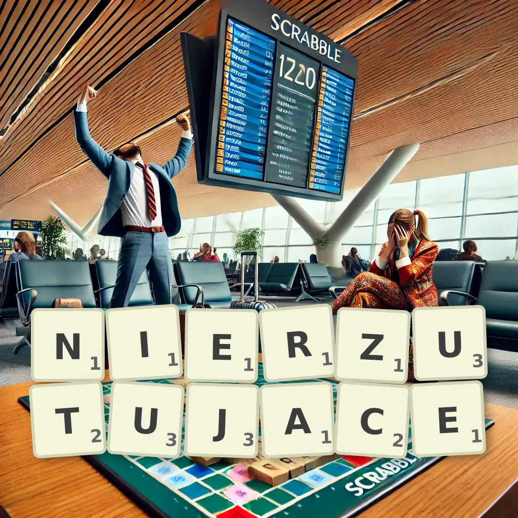 Słowa z liter NIERZUTUJĄCE