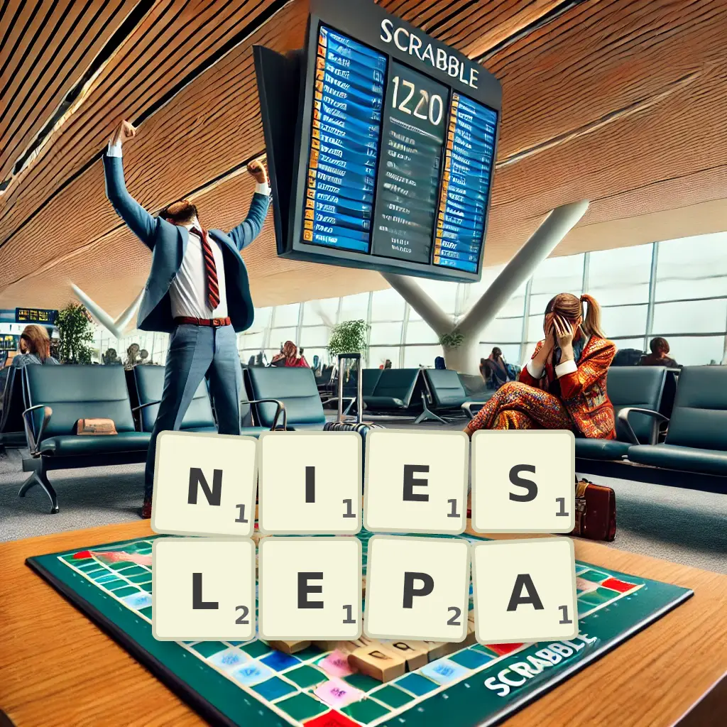 Słowa z liter NIEŚLEPĄ