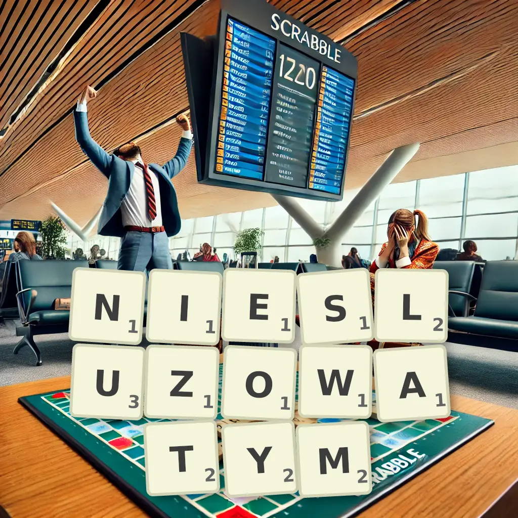 Słowa z liter NIEŚLUZOWATYM