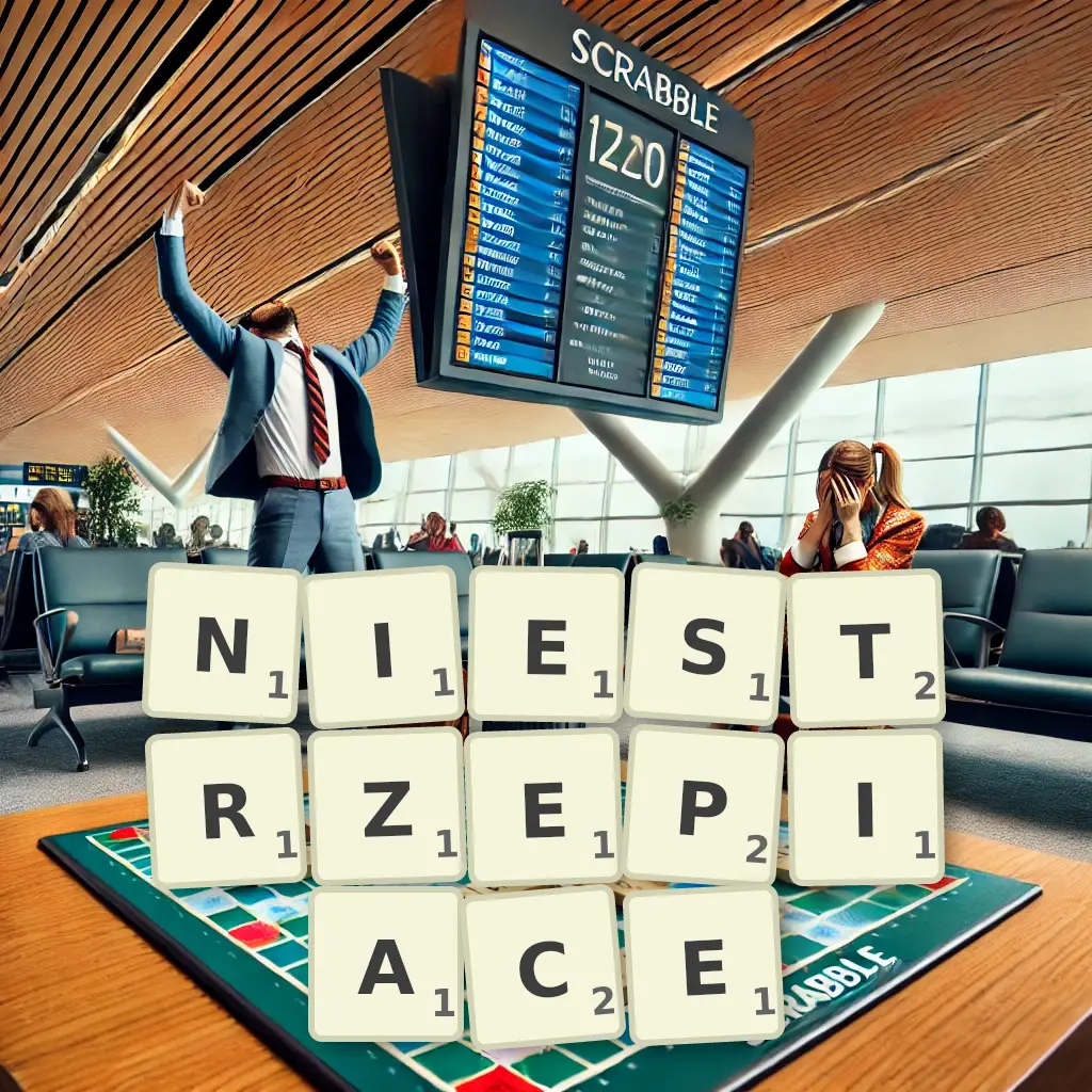 Słowa z liter NIESTRZĘPIĄCE