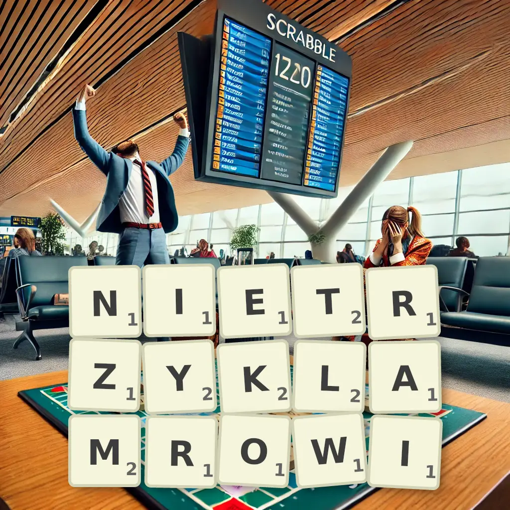 Lista słów z liter NIETRZYKLAMROWI Słowa z liter NIETRZYKLAMROWI