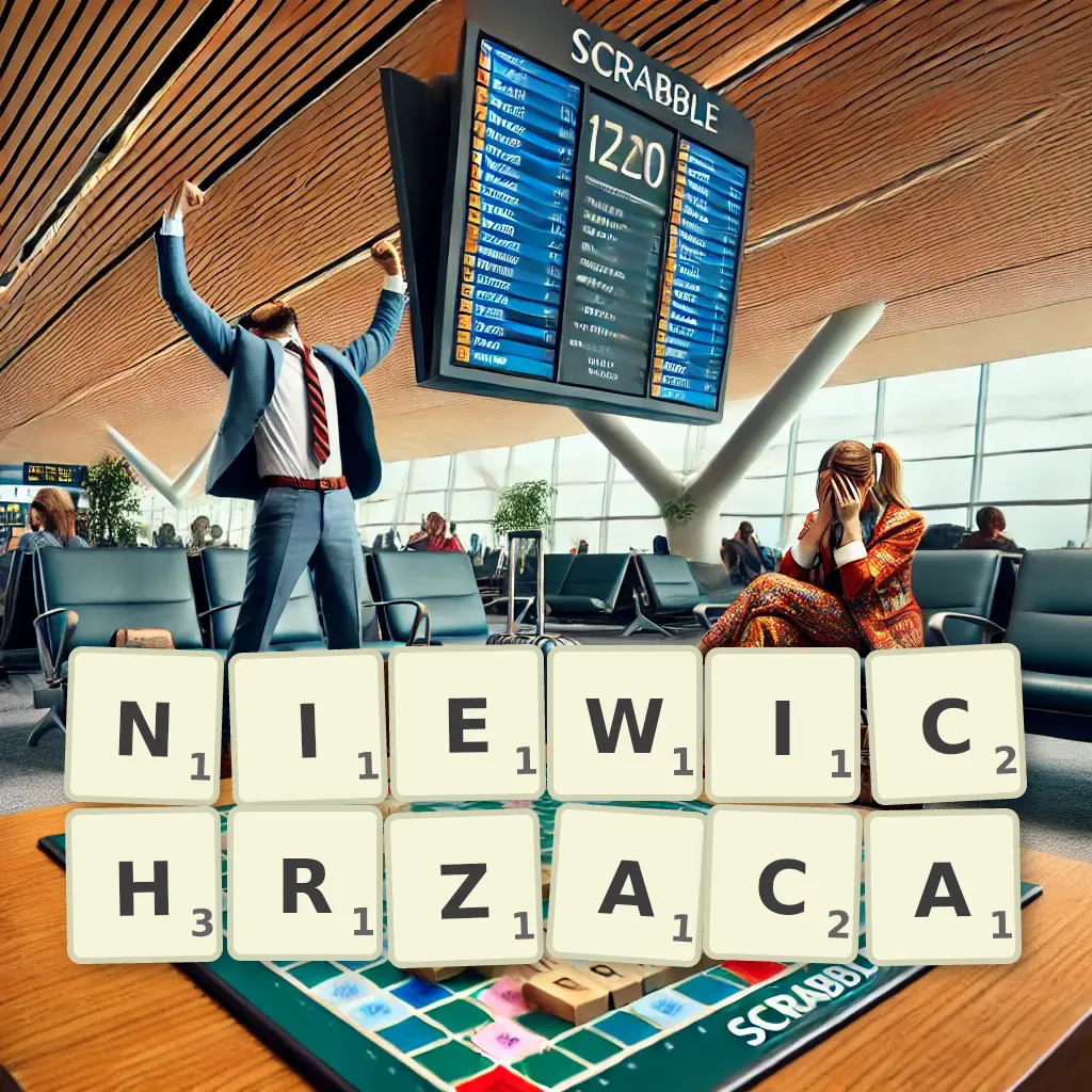 Słowa z liter NIEWICHRZĄCĄ