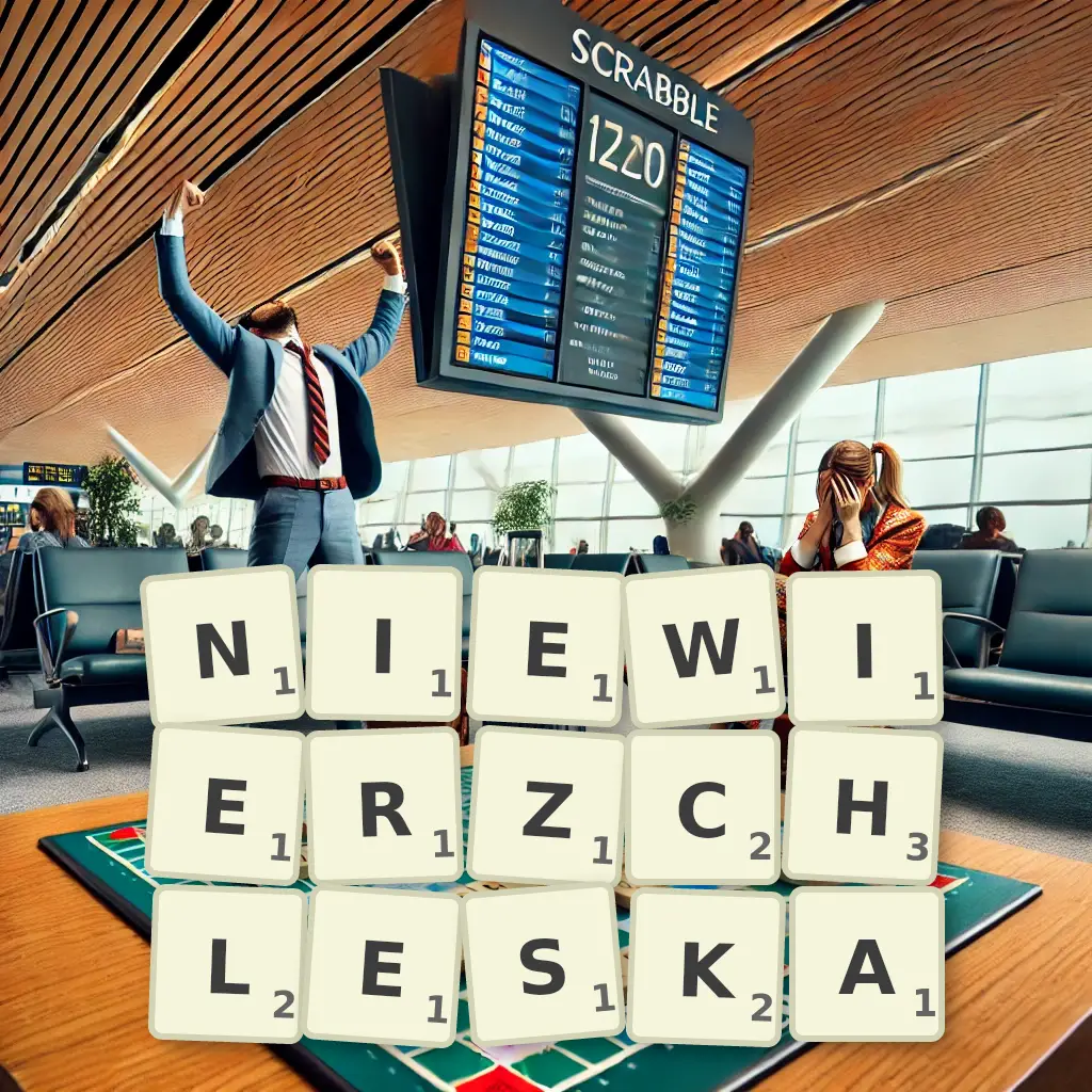 Słowa z liter NIEWIERZCHLESKĄ