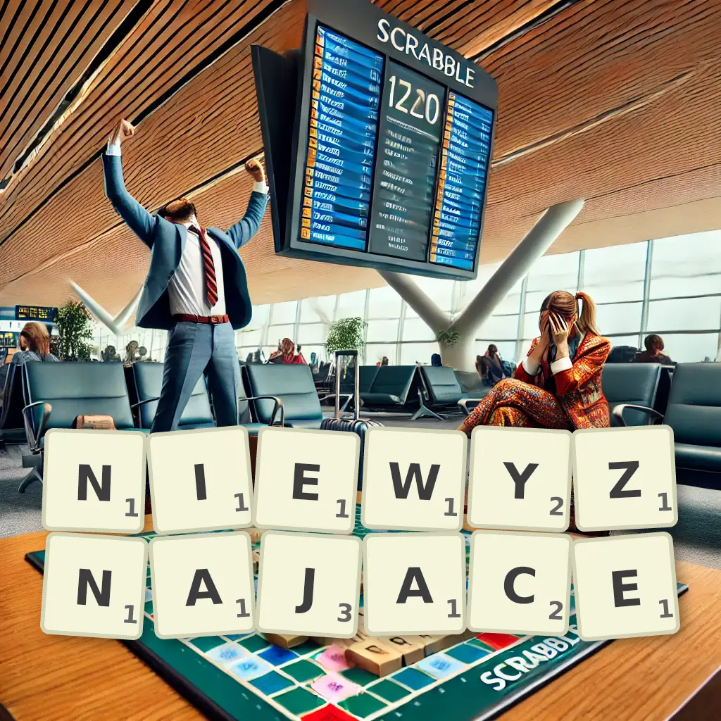 Słowa z liter NIEWYZNAJĄCE