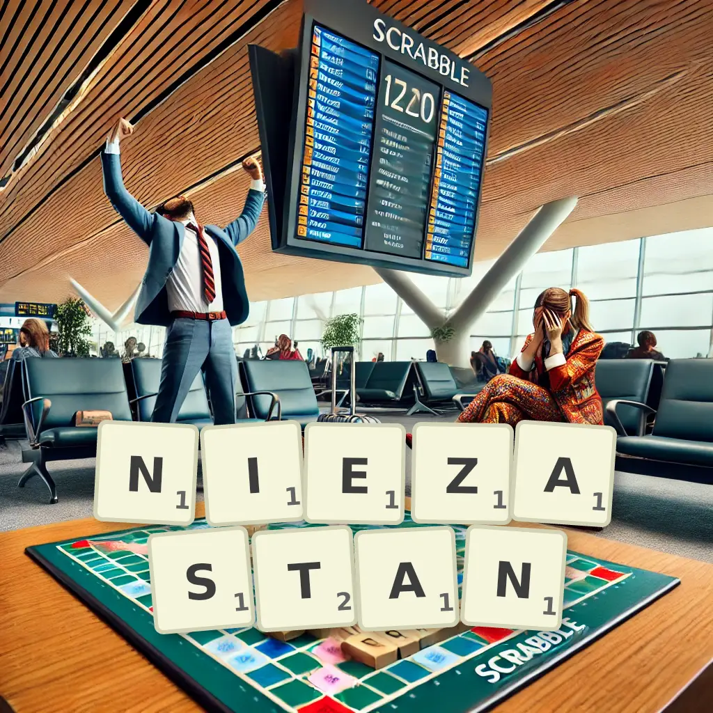 Słowa z liter NIEZASTAŃ