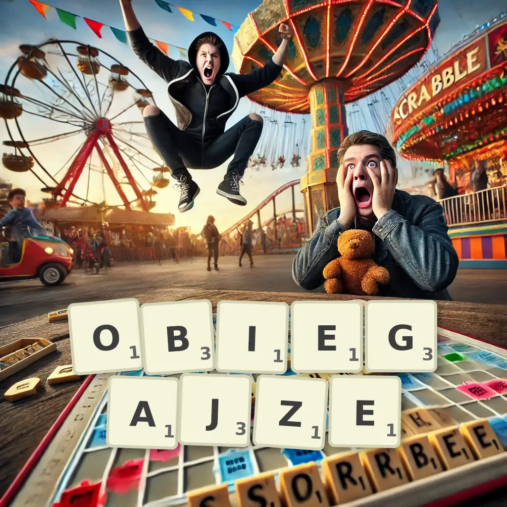 Słowa z liter OBIEGAJŻE