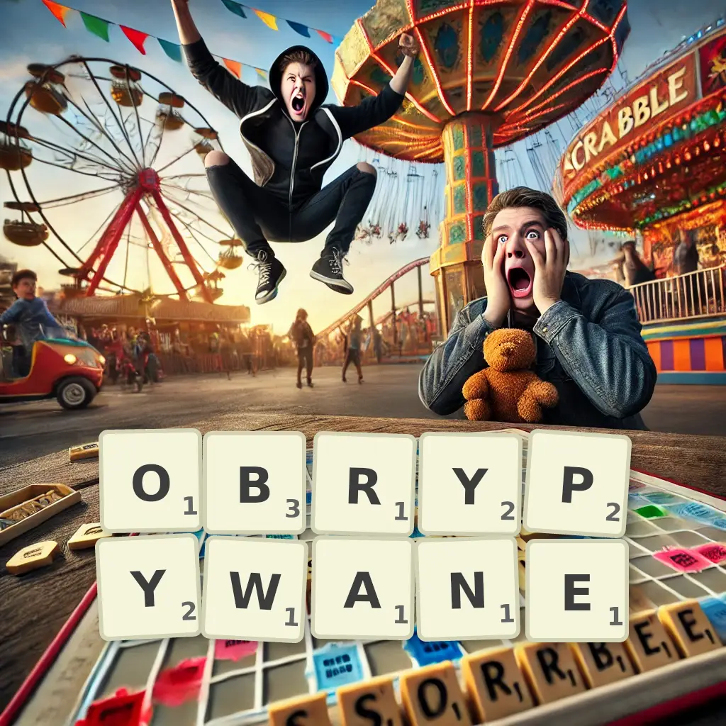Słowa z liter OBRYPYWANE