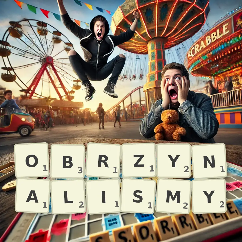 Słowa z liter OBRZYNALIŚMY