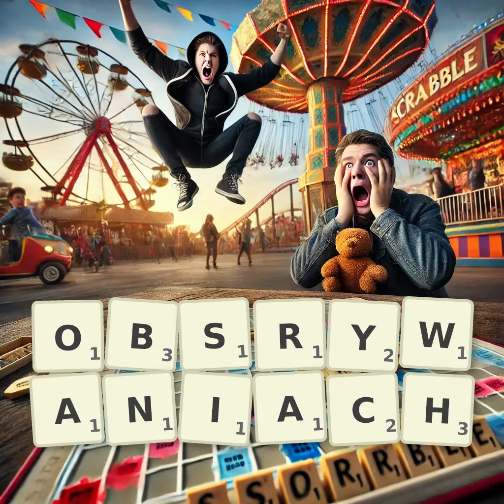 Słowa z liter OBSRYWANIACH
