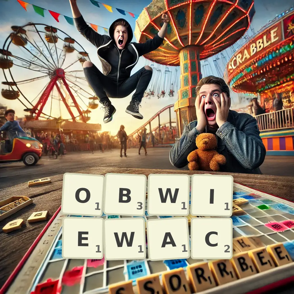 Słowa z liter OBWIEWAĆ