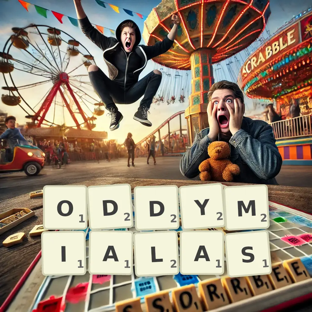 Słowa z liter ODDYMIAŁAŚ