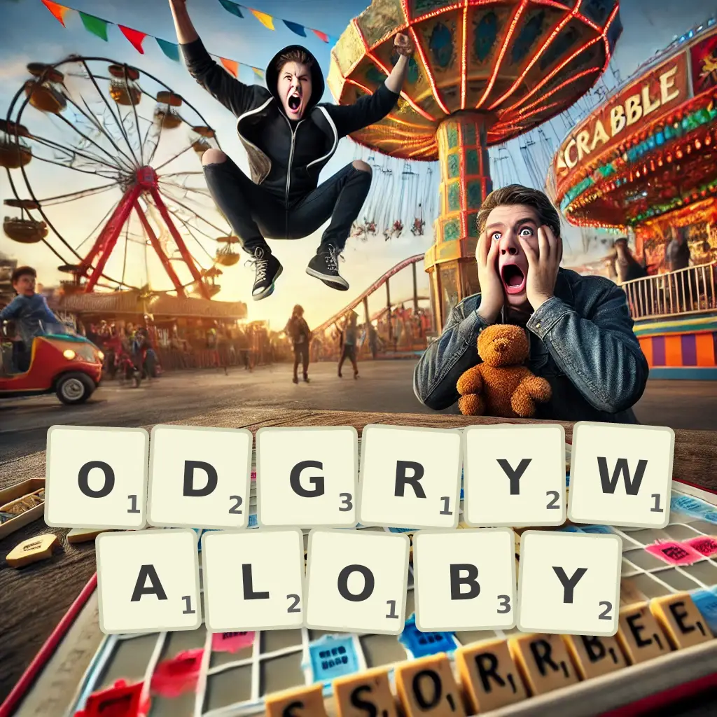Słowa z liter ODGRYWAŁOBY