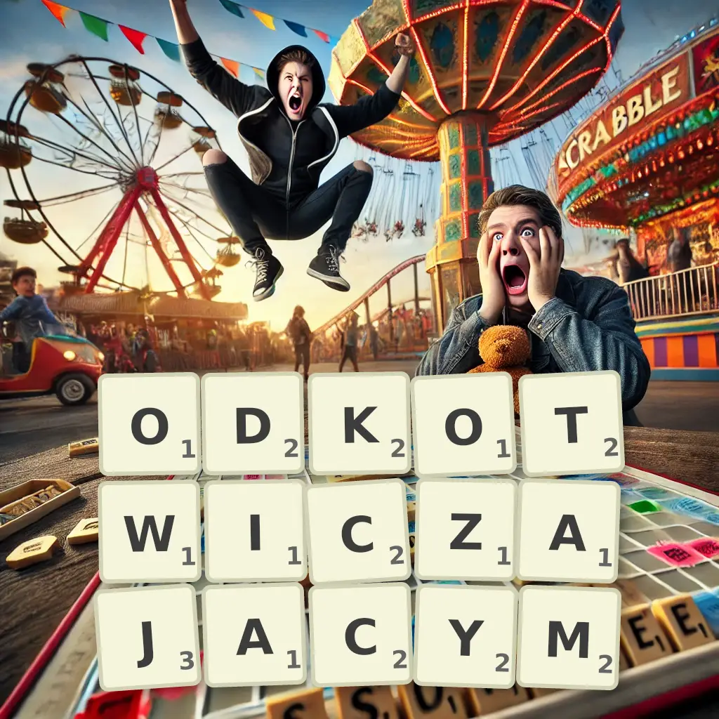 Słowa z liter ODKOTWICZAJĄCYM