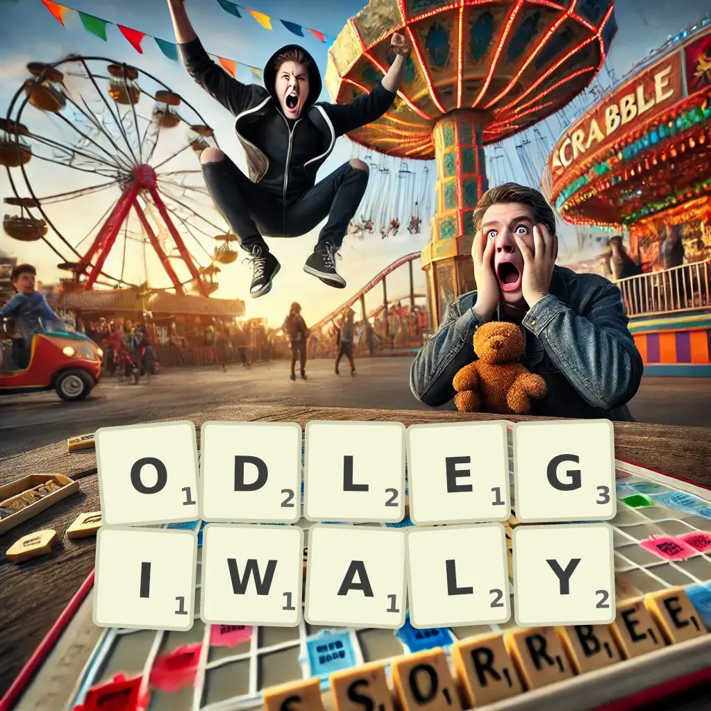 Słowa z liter ODLEGIWAŁY