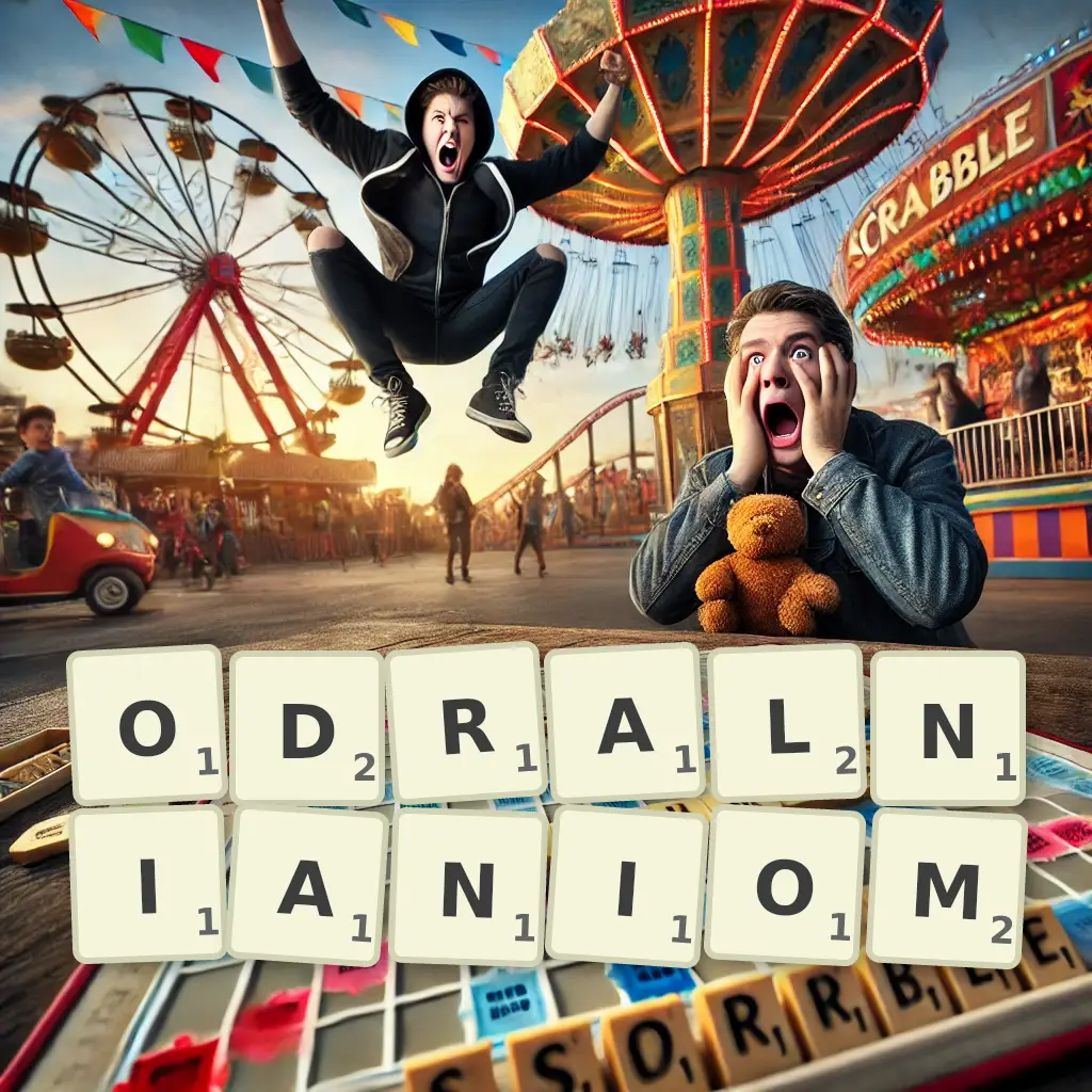 Słowa z liter ODRALNIANIOM