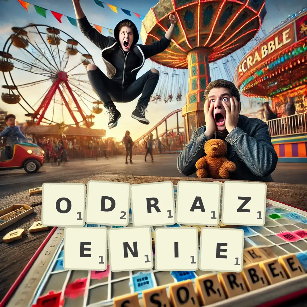 Słowa z liter ODRAŻENIE