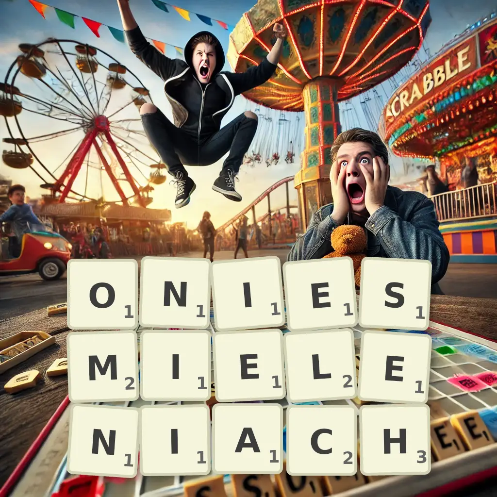 Słowa z liter ONIEŚMIELENIACH