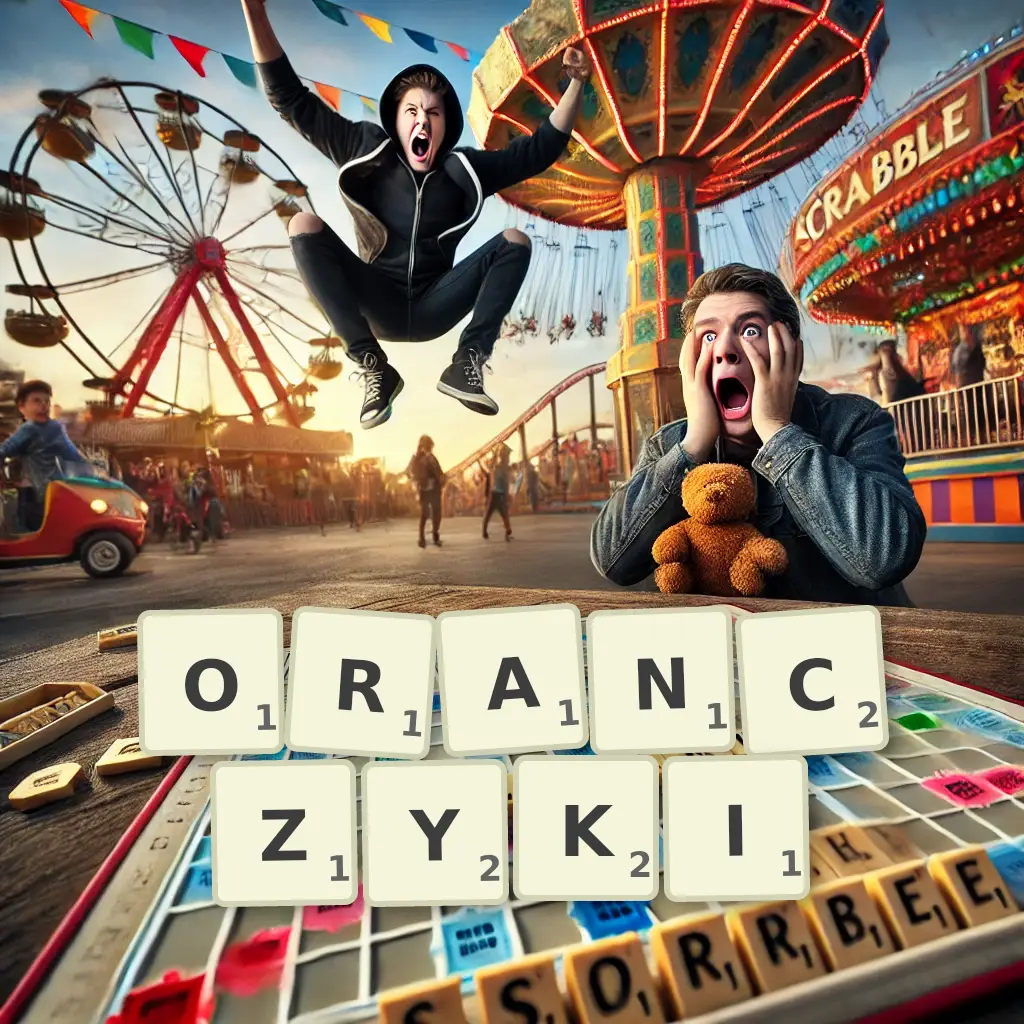 Słowa z liter ORAŃCZYKI