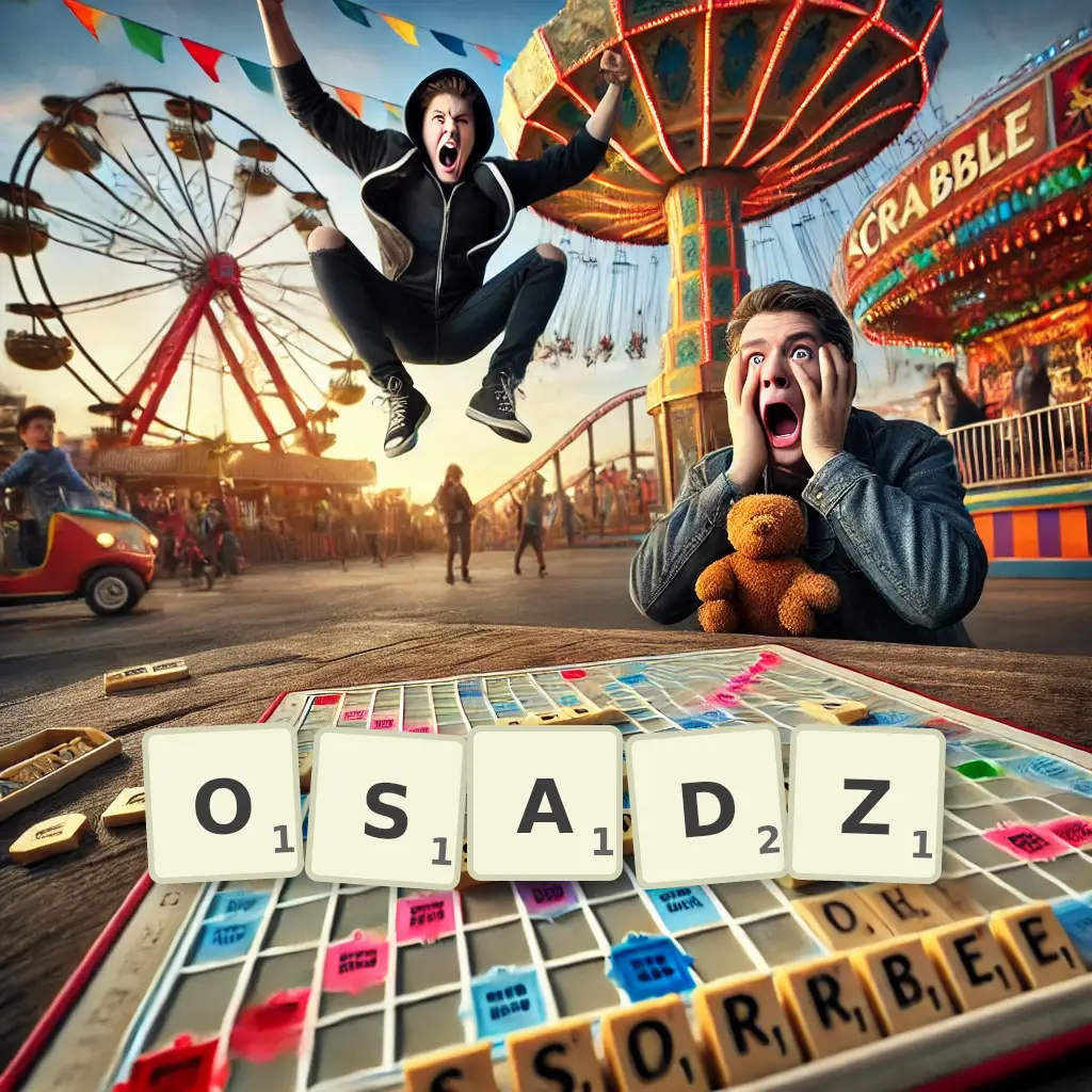 Słowa z liter OSADŹ