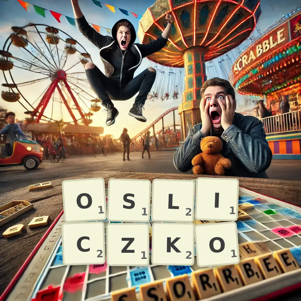 Słowa z liter OŚLICZKO