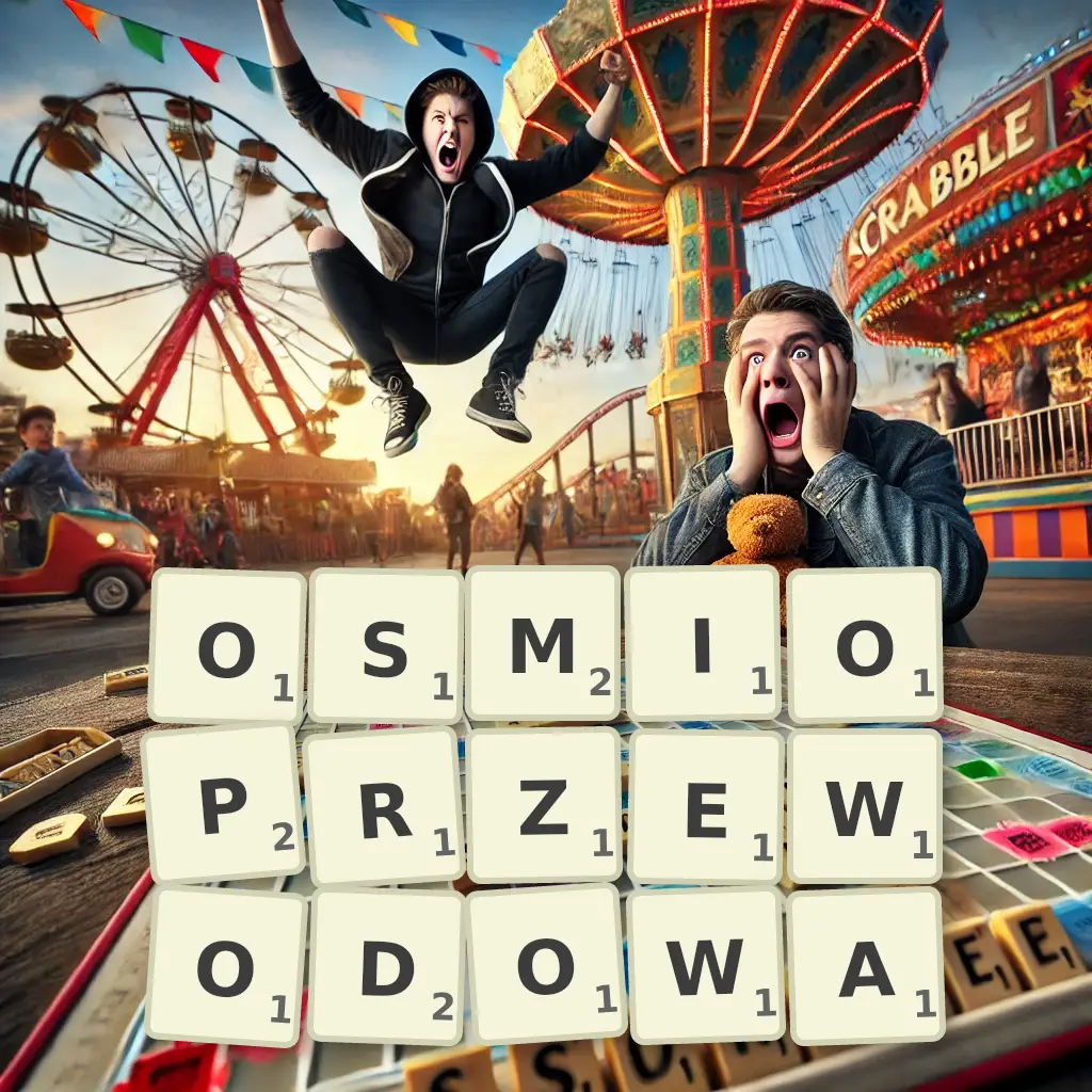 Słowa z liter OŚMIOPRZEWODOWĄ