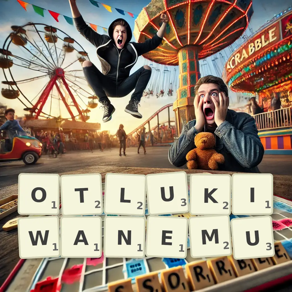 Słowa z liter OTŁUKIWANEMU