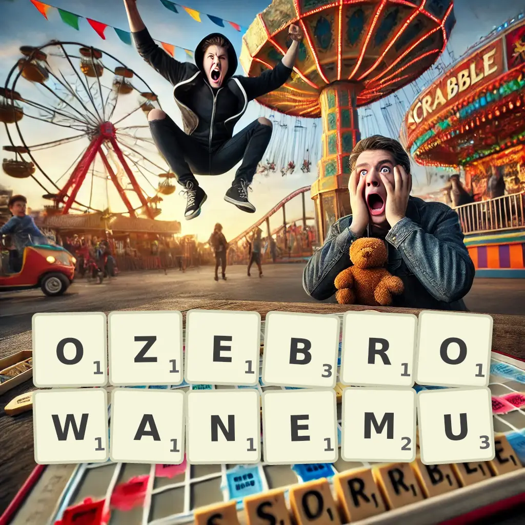 Słowa z liter OŻEBROWANEMU