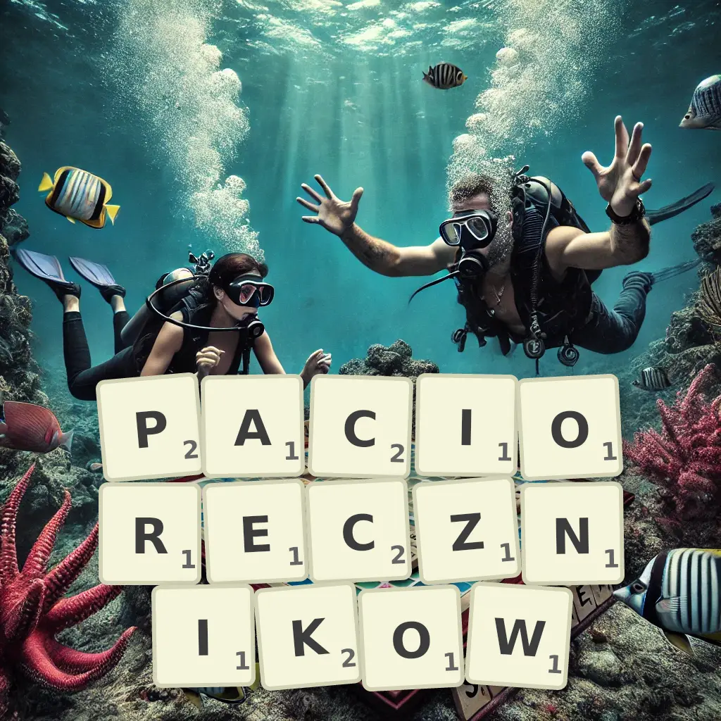 Słowa z liter PACIORECZNIKÓW