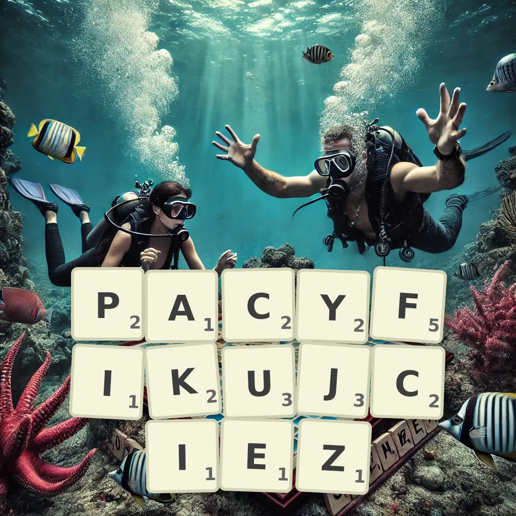 Słowa z liter PACYFIKUJCIEŻ