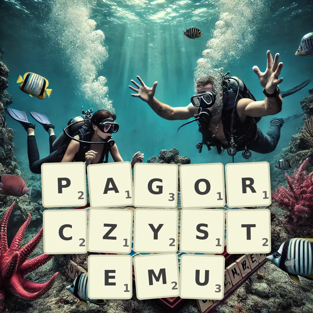 Słowa z liter PAGÓRCZYSTEMU