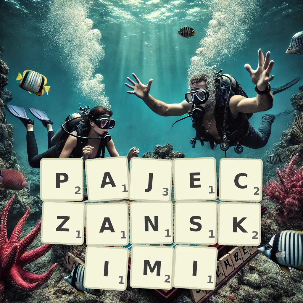 Słowa z liter PAJĘCZAŃSKIMI