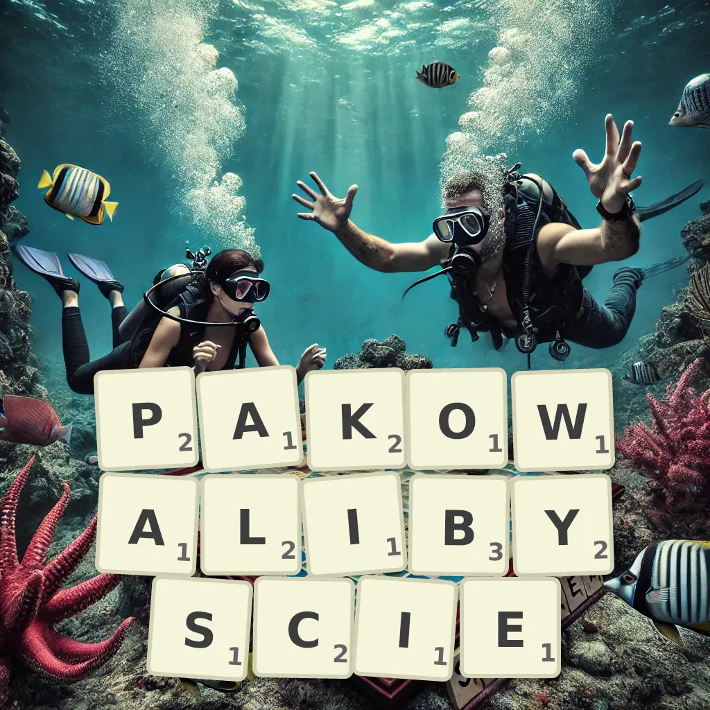 Słowa z liter PAKOWALIBYŚCIE