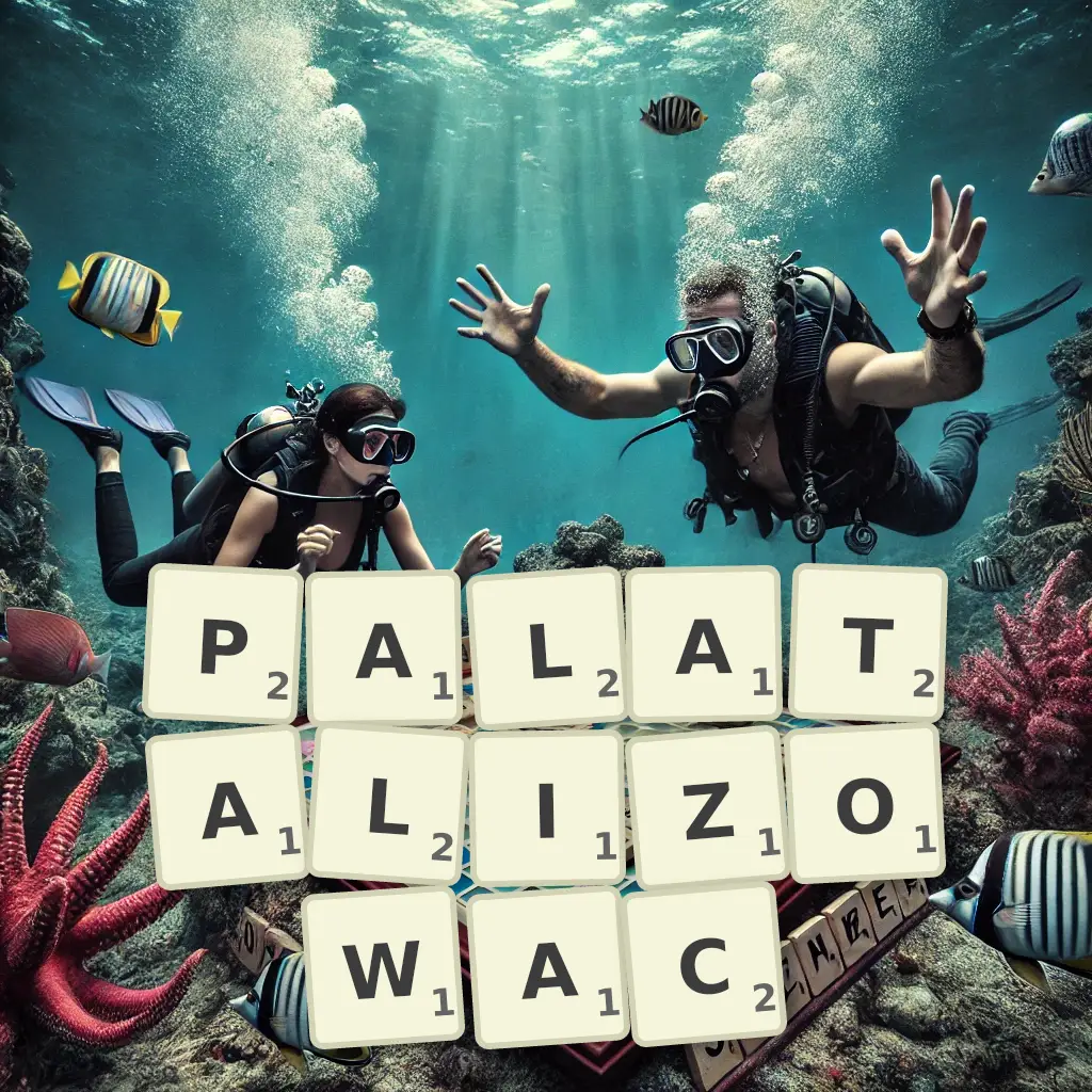 Słowa z liter PALATALIZOWAĆ