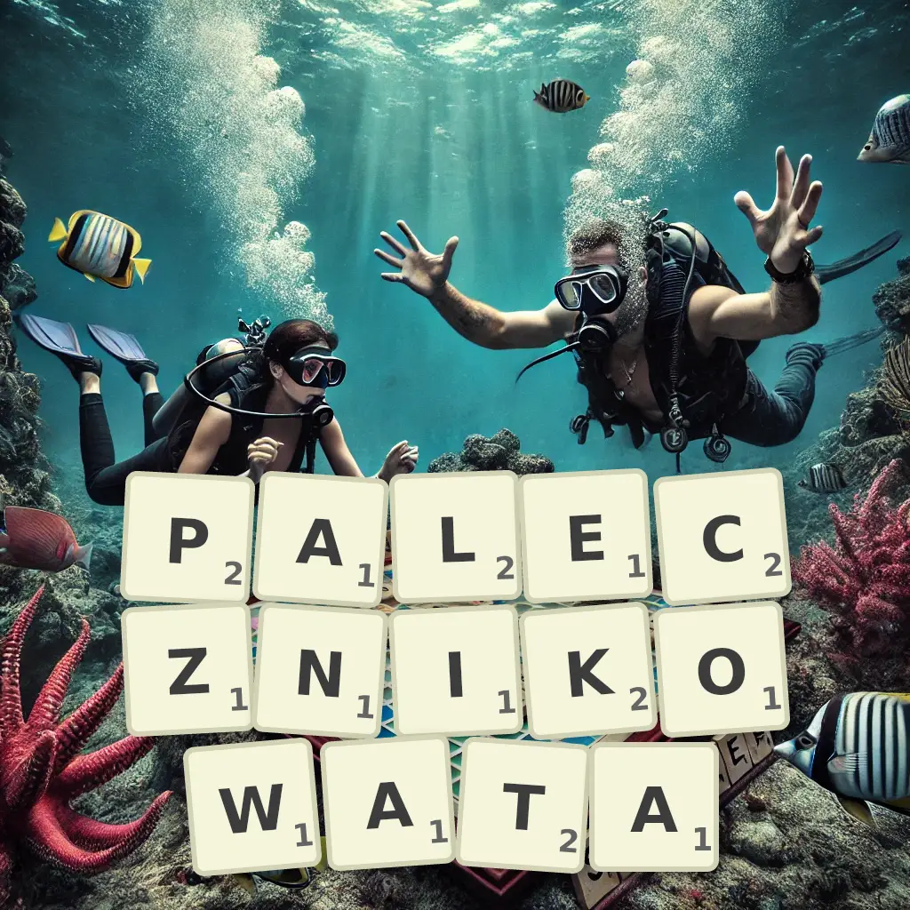 Słowa z liter PAŁECZNIKOWATĄ