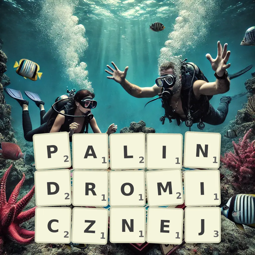 Słowa z liter PALINDROMICZNEJ